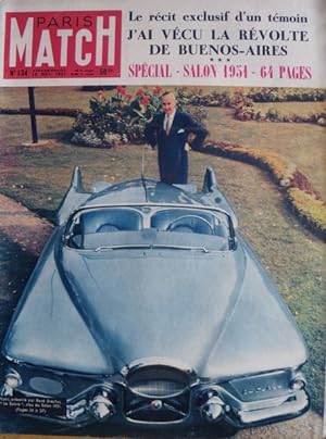 Paris Match n°134 J'ai vécu la révolte de Buenos Aires. Spécial Salon 1951