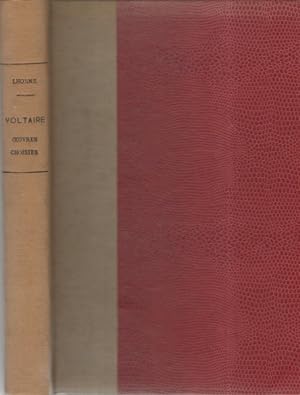 Voltaire Oeuvres choisies Prose et Vers Bibliothèque Littéraire de la Famille