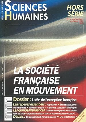 Revue Sciences Humaines Hors Série N 6 septembre octobre 1994 La société française en mouvement