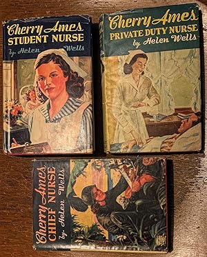 Cherry Ames; 3 hardcover titles, DJ's included