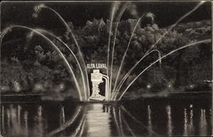 Ansichtskarte / Postkarte Alfa Laval, Reklame, Feuerwerk