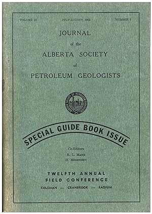 Journal of the Alberta Society of Petroleum Geologists / Special Guide Book Issue / Twelfth Annua...