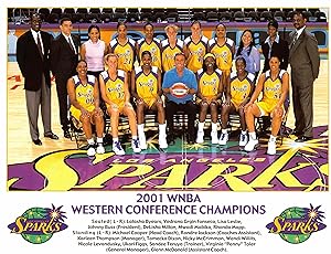 Sparks, WNBA, team photo