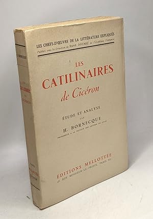 Les Catilinaires de Cicéron - étude et analyse - les chefs-d'oeuvre de la littérature expliqués