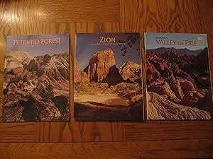 United States National Parks (The Story Behind the Scenery) Seven (7) Large Soft Covers, includin...