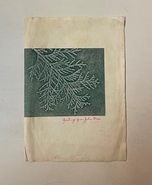 Oh Christmas Pine [Christmas greeting from John Fass of Hammer Creek Press]