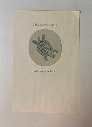 The Hammer Creek Press at the Sign of the Turtle: For, lo! The winter is past, the rain is over a...