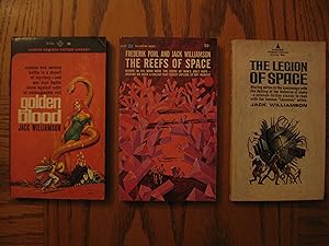 Frederik Pohl and Jack Williamson Novels Four (4) Paperback Book Lot, including: Man Plus; The Re...