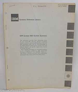 IBM Systems Reference Library