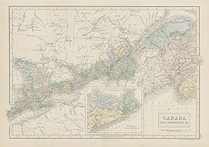 Canada, New Brunswick &c. [inset: Continuation of Nova Scotia &c.]
