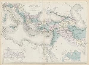 Map of the principal countries of the Ancient World extending from the Alps to the southern front...