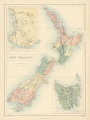 New Zealand // The settled portion of Western Australia comprehending Swan River & Australind // ...