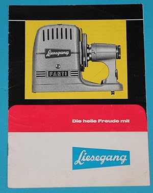 Prospekt - Liesegang Fanti Diaprojektor - Ausgabe 1958 /