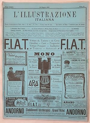 L'ILLUSTRAZIONE ITALIANA ANNO XXXV - N. 21 - 24 MAGGIO 1908,