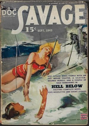 DOC SAVAGE: August, Aug. 1943 ("The Mental Monster")