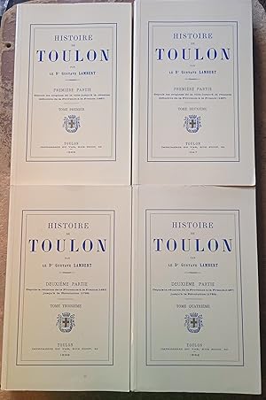 Histoire de Toulon, 4 tomes