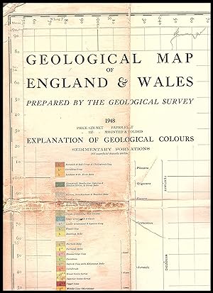 Geological Survey of Great Britain: Sheet 2: First Edition 1948: CLOTH MAP (Ten Miles to One Inch...