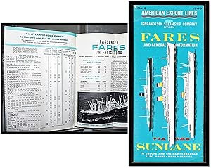 American Export Lines and its Isbrandtsen Steamship Company Fares and General Information via the...