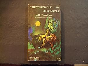 The Werewolf Of Ponkert pb H. Warner Munn 1st Centaur Books Print 1976
