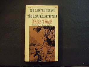 Tom Sawyer Abroad; Detective pb Mark Twain 1st Colliers Print 1962