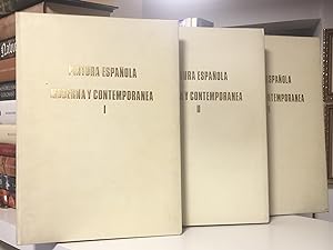 LA PINTURA ESPAÑOLA MODERNA Y CONTEMPORÁNEA 3 Tomos Obra Completa