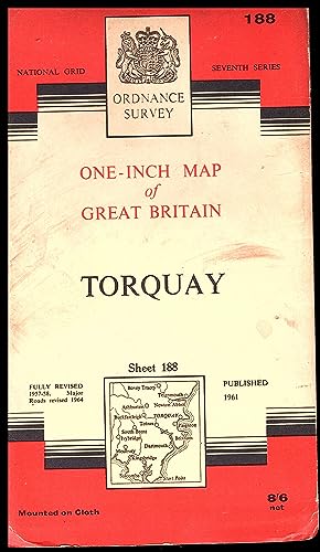 Ordnance Survey Map: PLYMOUTH Sheet 188: 1961 A edition: One-Inch Map of Great Britain