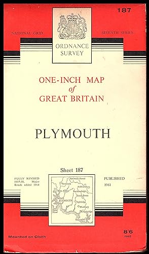 Ordnance Survey Map: PLYMOUTH Sheet 187: 1961 A/* edition: One-Inch Map of Great Britain