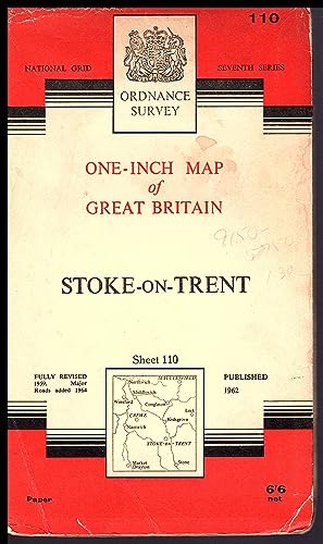 Ordnance Survey Map: STOKE on TRENT Sheet 110: 1962 B edition: One-Inch Map of Great Britain