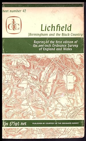 David & Charles: One-Inch OS Map of Lichfield,1970 (Birmingham and the Black Country) (Sheet No. 42)