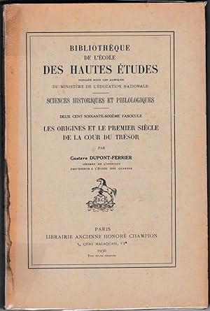 Les Origines et le premier siècle de la Cour du Trésor