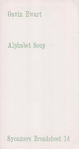 Alphabet Soup *First Edition - broadsheet*