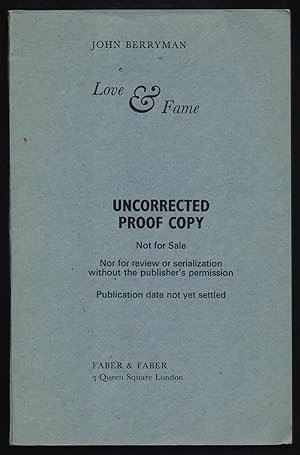 Love and Fame *UK PROOF copy*