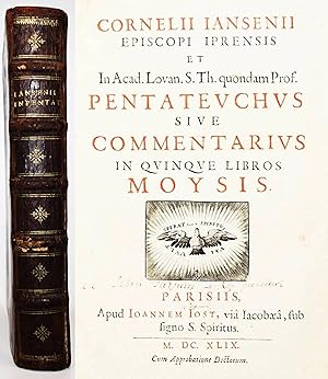 Pentateuchus sive commentarius in quinque libros Moysis. (Beigebunden): Analecta in proverbia, ec...