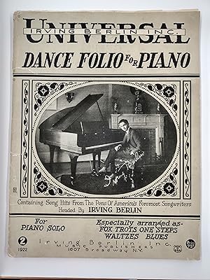 Dance Folio for Piano: Containing Song Hits from the Pens of America's Foremost Songwriters Heade...