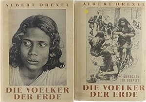 Die Völker der Erde - Band 1 : Rassen und Völker der Jetzteit - Band 2 : Mensch und Rasse in vorg...