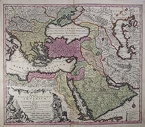 Magni Turcarum dominatoris imperium per Europam, Asiam, et Africam, se extendens regiones tam pro...