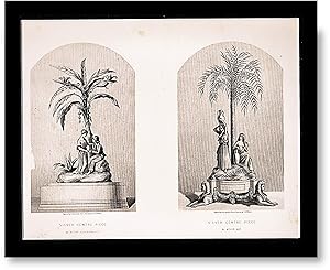 Steel Engraving Featuring Decorative Item Displayed at the Great Exhibition of 1851. [Silver Cent...