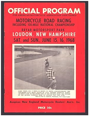 Official Program Motorcycle Road Racing, Bryar Motorsport Park, Loudon, New Hampshire, June 15, 1...