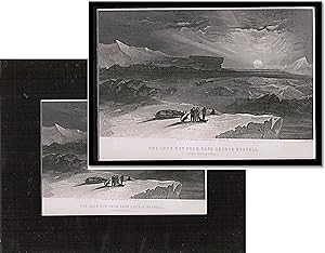 Steel Engraving 'The Lookout From Cape George Russell'. c1856 from Elisha Kent Kane's Exploration...