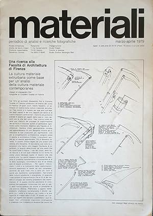 Materiali. Periodico di analisi e ricerche fotografiche, 1979