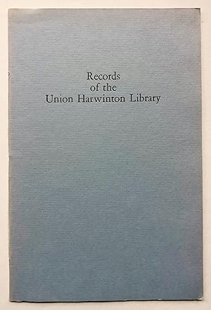 Records of the Union Harwinton Library