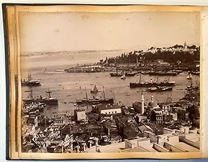 Album of original photographs, circa 1890 with attractive views of Istanbul, the Bosphorus, Galat...