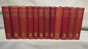 Prose Works of Jonathan Swift. 12 volumes, Bohn cloth, 12 frontispiece illustrations.