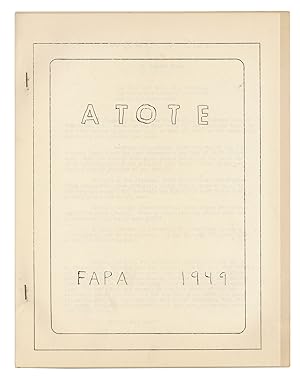 ATOTE: A Tale of the 'Evans. #19 FAPA Spring 1949
