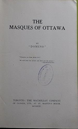 The Masques Of Ottawa