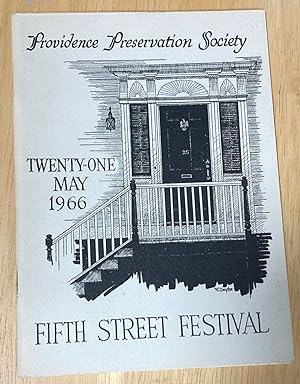 Providence Preservation Society Fifth Street Festival Twenty-one May 1966