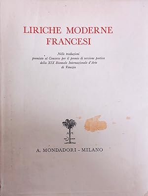 LIRICHE MODERNE FRANCESI