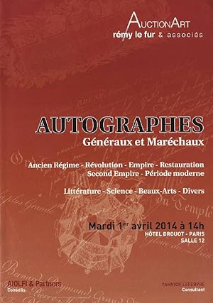 Remy Le Fur April 2014 Autographs Generals & Marshals