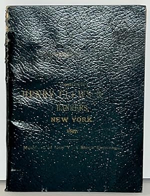Investment Guide. Compiled by Henry Clews & Co., Bankers, New York. 1897