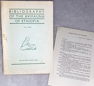 Bibliography of the Avifauna of Ethiopia